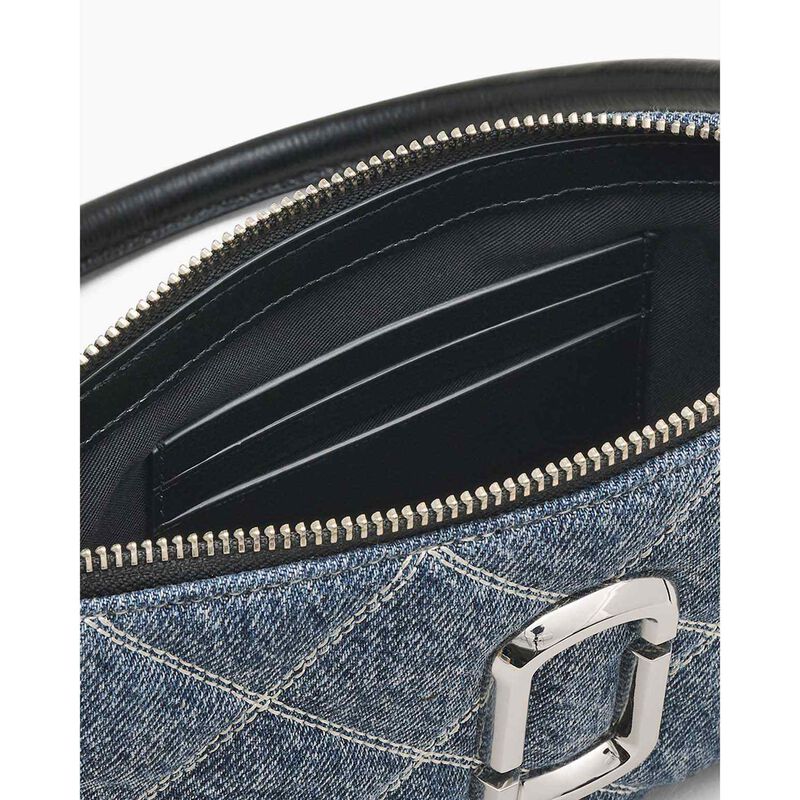 MARC JACOBS The Quilted Denim Snapshot Pochette image number 2